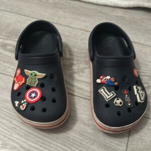 Crocs, blue unisex size 2